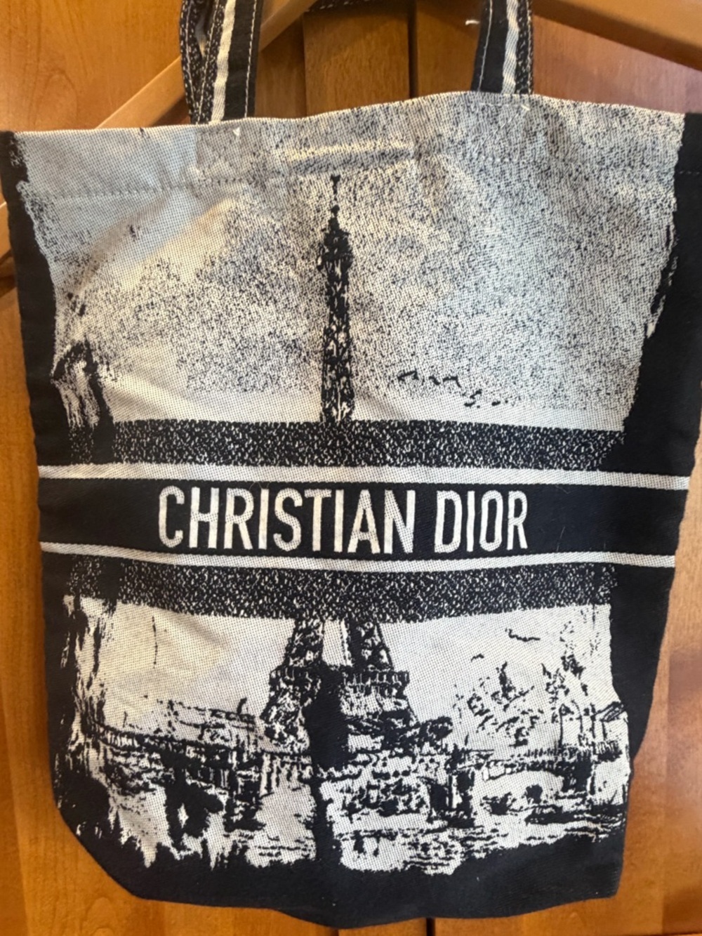 Dior Novelty GWP 2024 Fall Tote Black and Cream Brand New!